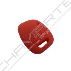 Capa silicone Renault, um botão, vermelho