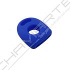 Capa silicone Volkswagen, um botão, azul