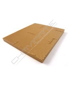Placa de Borracha para capas Europa 56cm X 42cm  E=6mm Beje