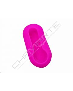 Capa silicone Fiat, flip três botões, rosa