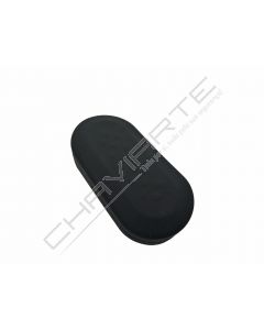 Capa silicone Fiat, flip três botões, negra