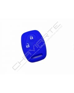 Capa silicone Honda, dois botões, azul