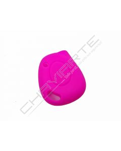 Capa silicone Renault, um botão infravermelho, rosa