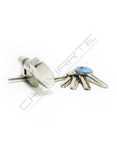 Cilindro Tesa T60 de botão 35x35mm niquelado