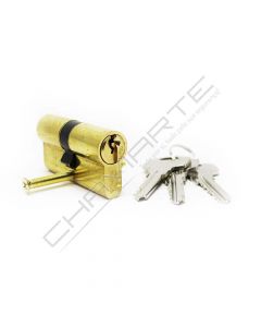 Cilindro Yale YL5 30x30mm latonado