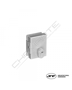 Fechadura JNF IN.81.130 para portas de vidro c/cilindro chave de pontos