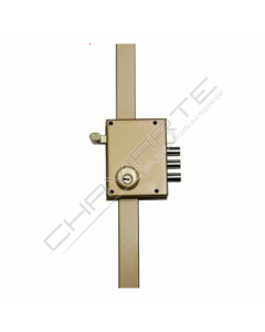 Fechadura 3 pontos UCEM 4510, entrada 40mm, de sobrepor, esquerda