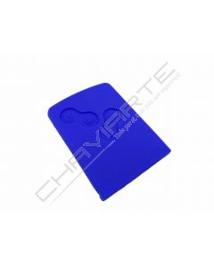 Capa silicone Renault, quatro botões, azul