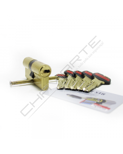 Cilindro ST8 Chaviarte 30x30mm latonado