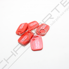 Tag indetectável compatível Mifare Classic 1K, escrita única, vermelho