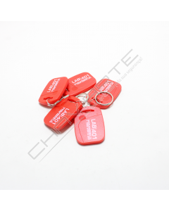Tag indetectável compatível Mifare Classic 1K, escrita única, vermelho