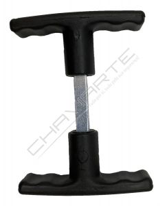 Puxador Agm P/Portão Basculante Preto
