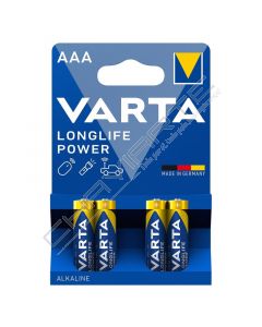 Pilhas Varta LR03 longlife AAA 1.5V Blister 4