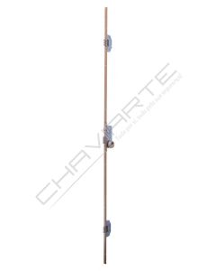 Fechadura Ucem 25183U2NC01J1, latão 50mm 3 pontos