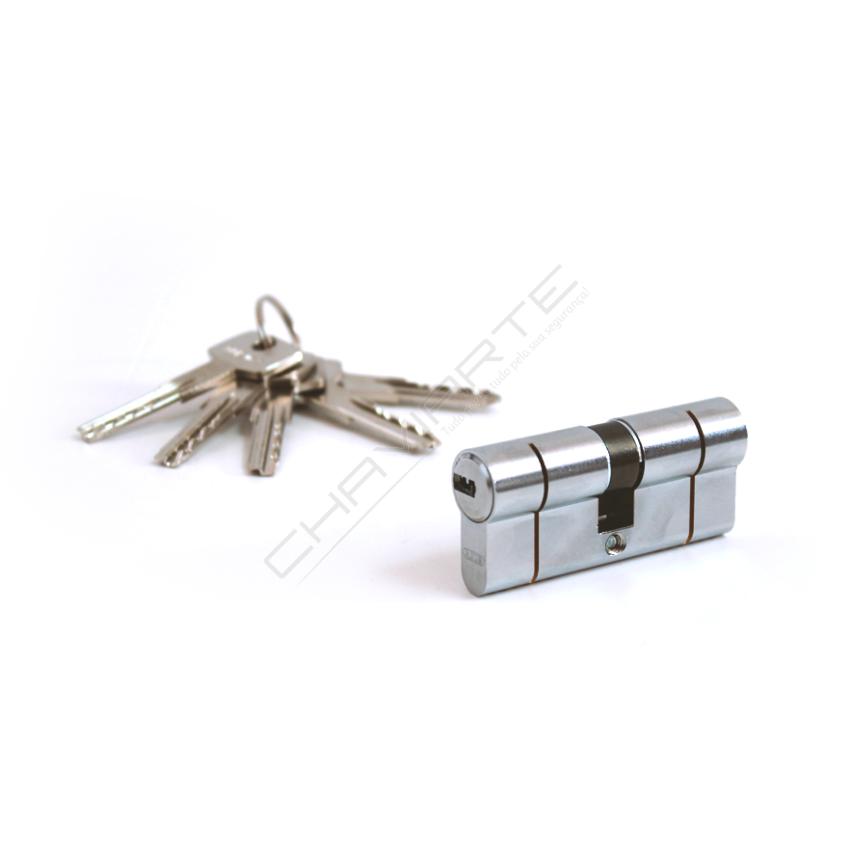 Cilindro Abus D6 N 30x10mm niquelado