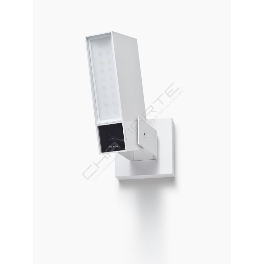 Câmara exterior inteligente Netatmo, com sirene, branco