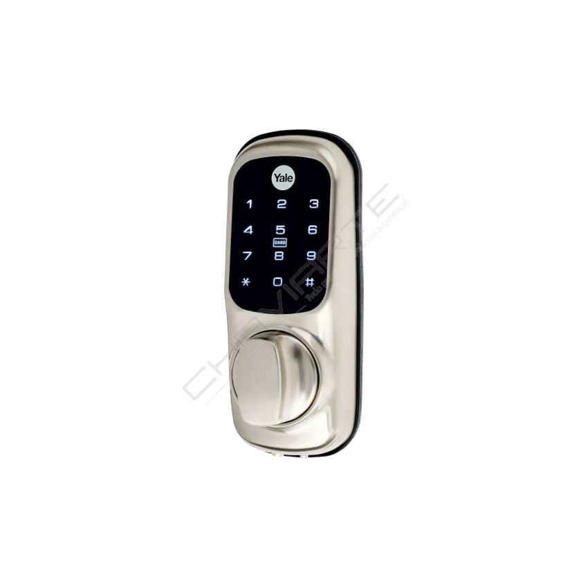 FECH YALE KEYLESS DE SOBREPOR CROMADA SATINADA YD-01-CON-NOMOD-CH