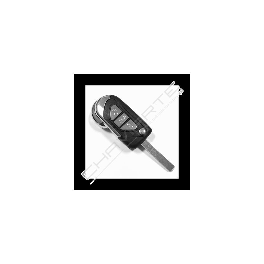 Caixa Para Comando Citroën Flip 3 Botões (Mala)