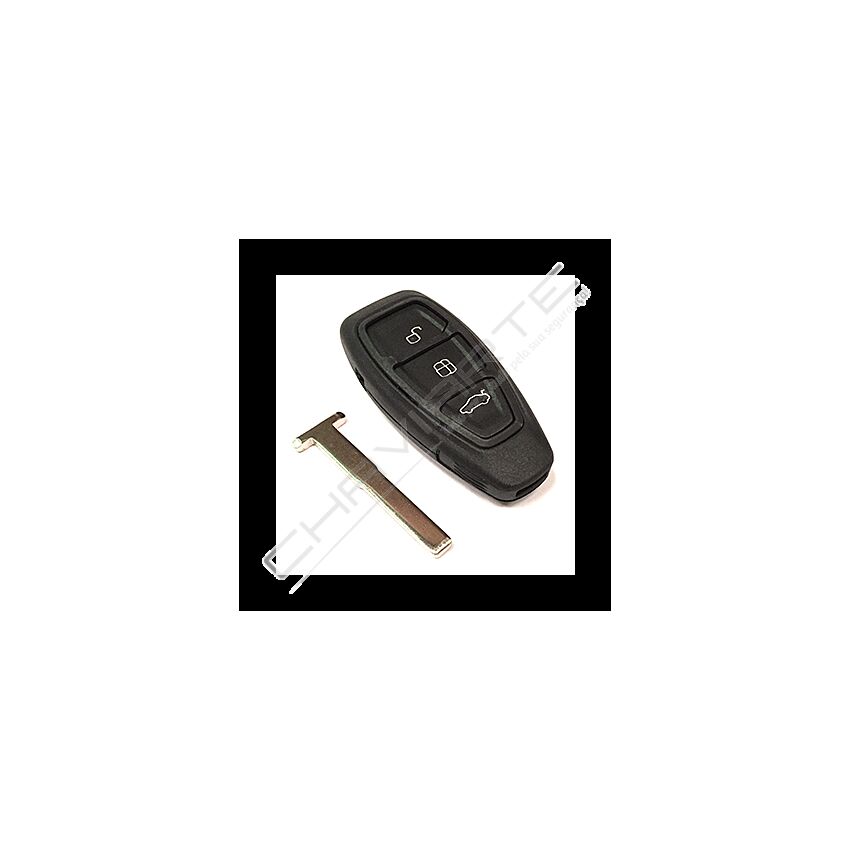 Caixa Para Comando Ford Keyless 3 Botões
