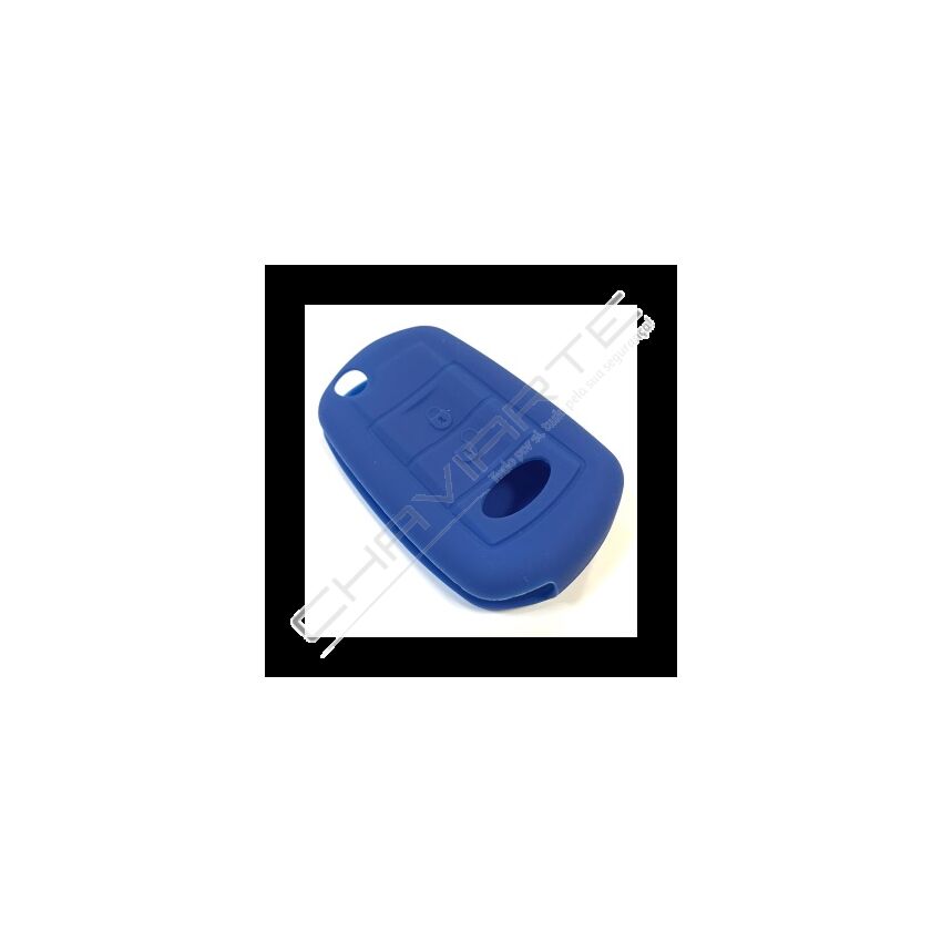 Capa silicone Land Rover, flip três botões, azul