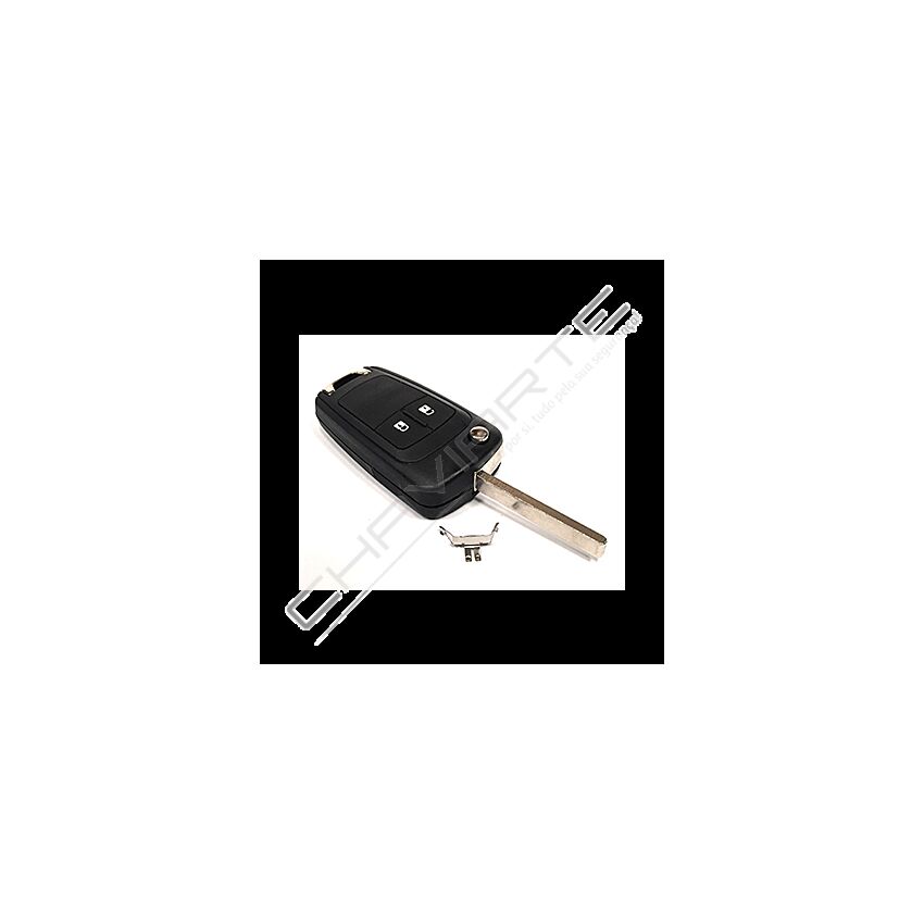 Caixa Para Comando Opel Flip 2 Botões