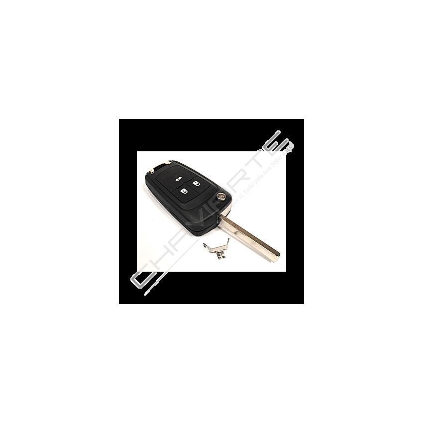 Caixa Para Comando Opel Flip 3 Botões