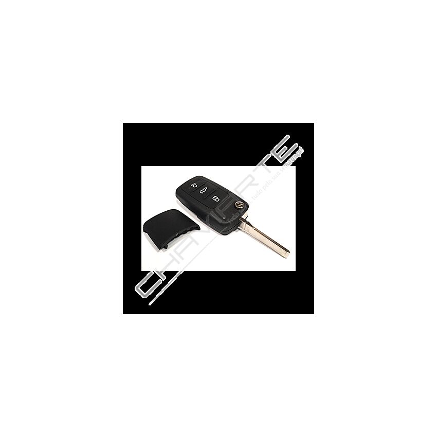 Caixa Para Comando Volkswagen Flip 3 Botões (5K0)