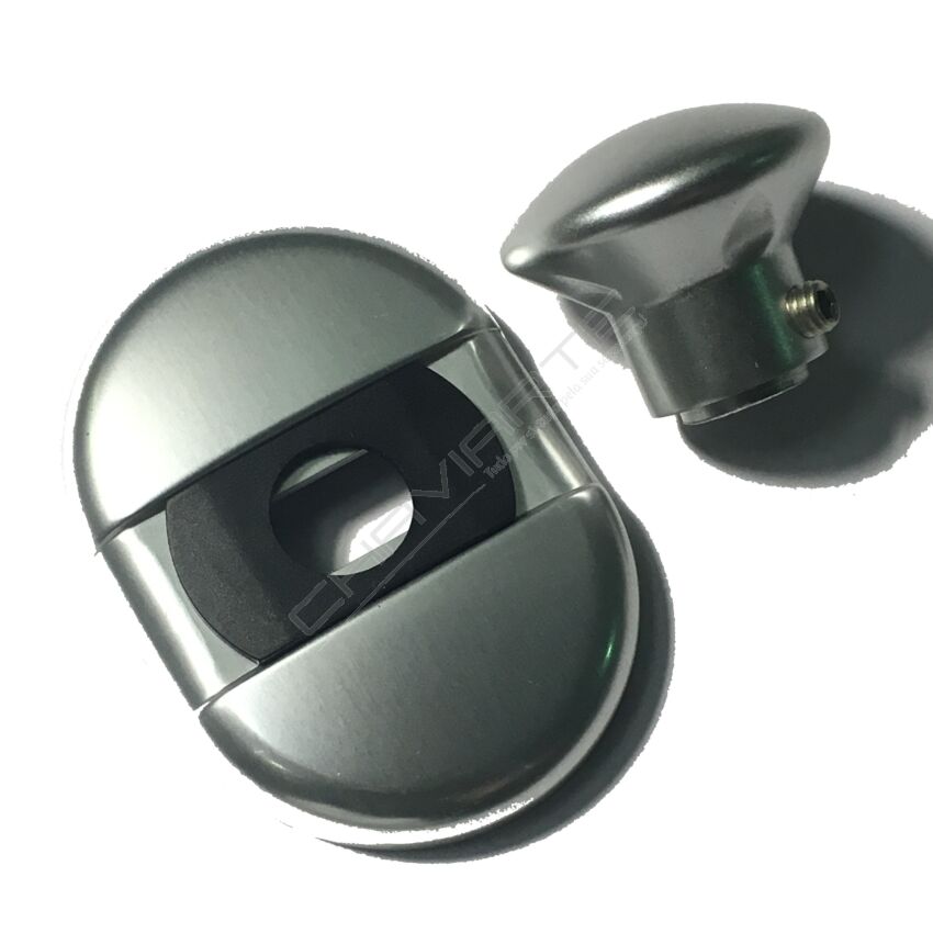 Kit limitador de abertura Dierre Giugiaro, prateado, ZKL000003