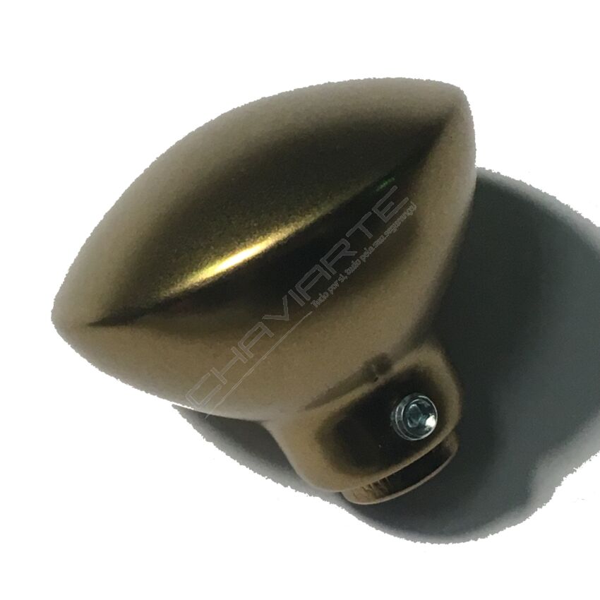 Puxador redondo Dierre New Creta PM000021, fixo, dourado