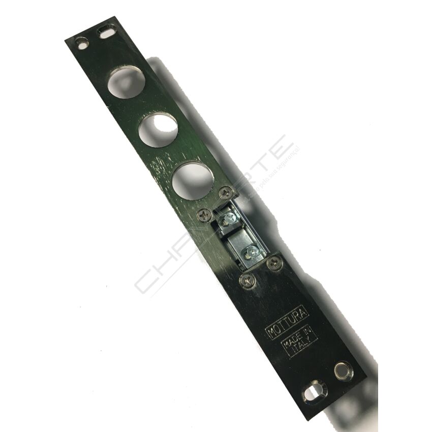 Trinco eléctrico Mottura para fechadura de embutir 85371/37, 3 pernos direita, 94077D037N