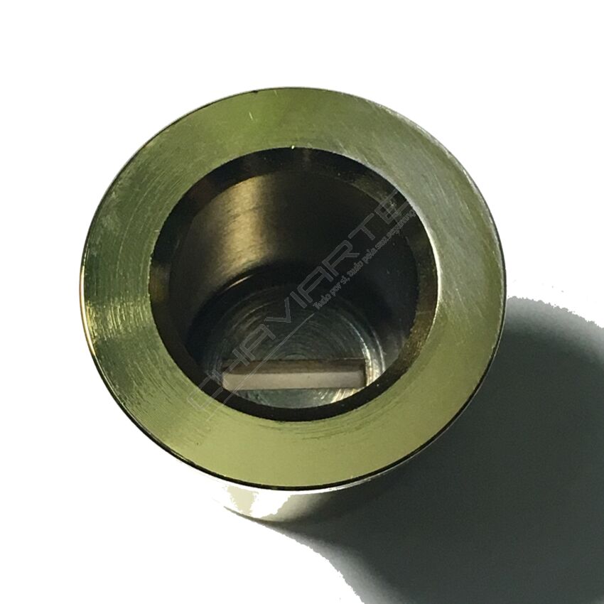 Escudo de segurança Mottura para cilindro Fichet, dourado, 41 mm