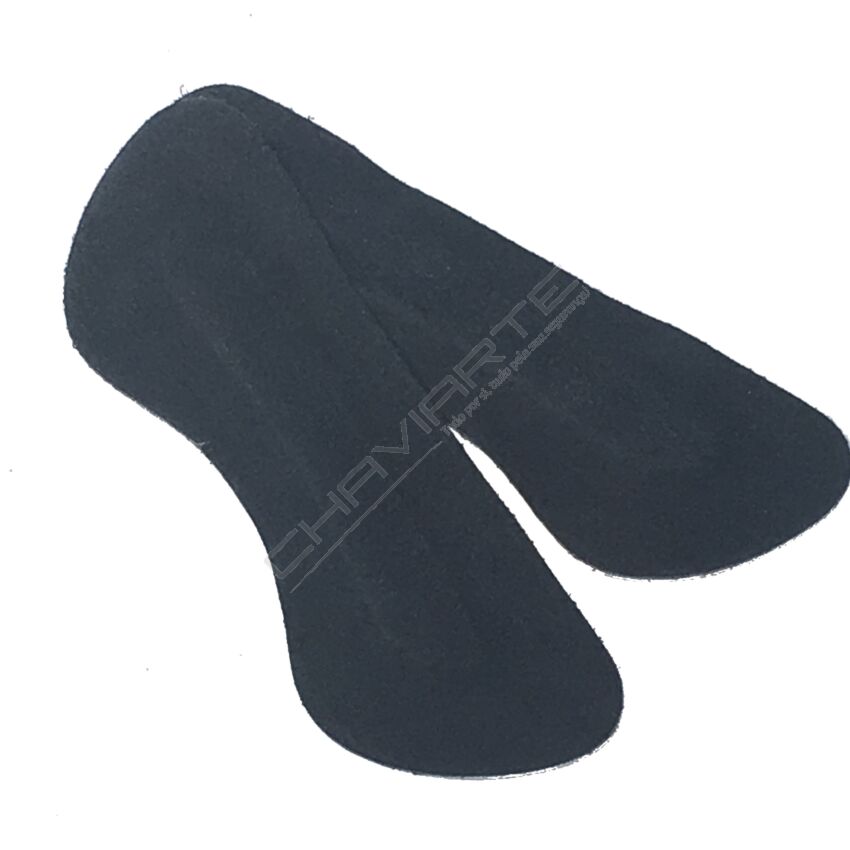 Translips Protector de Calcanhar Transparente Negro
