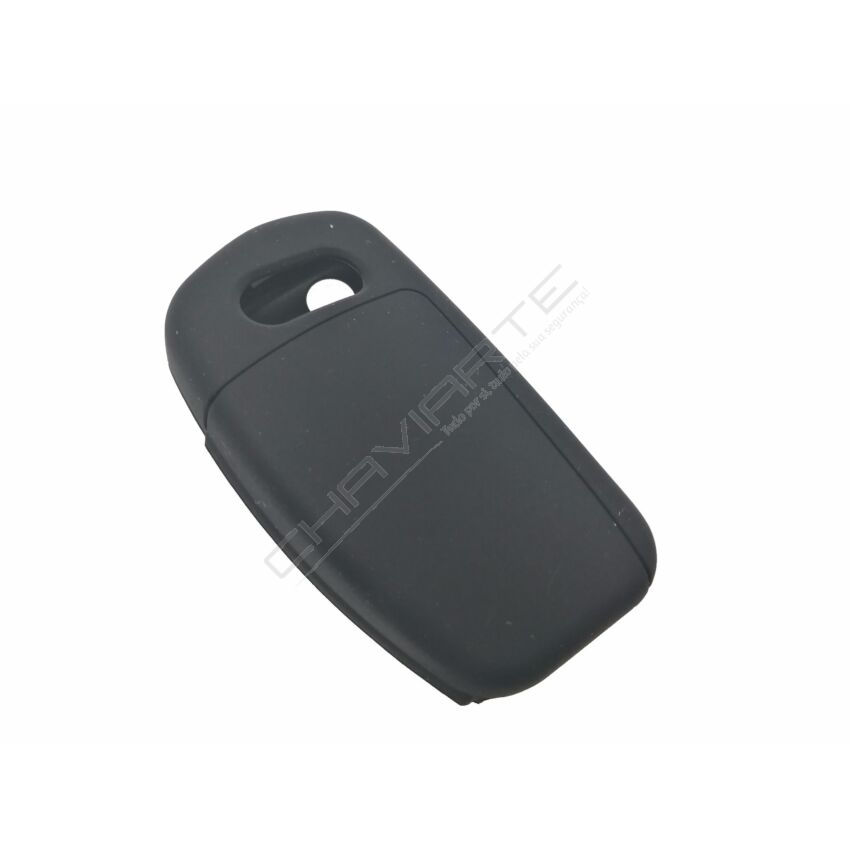 Capa silicone Audi, três botões, negra
