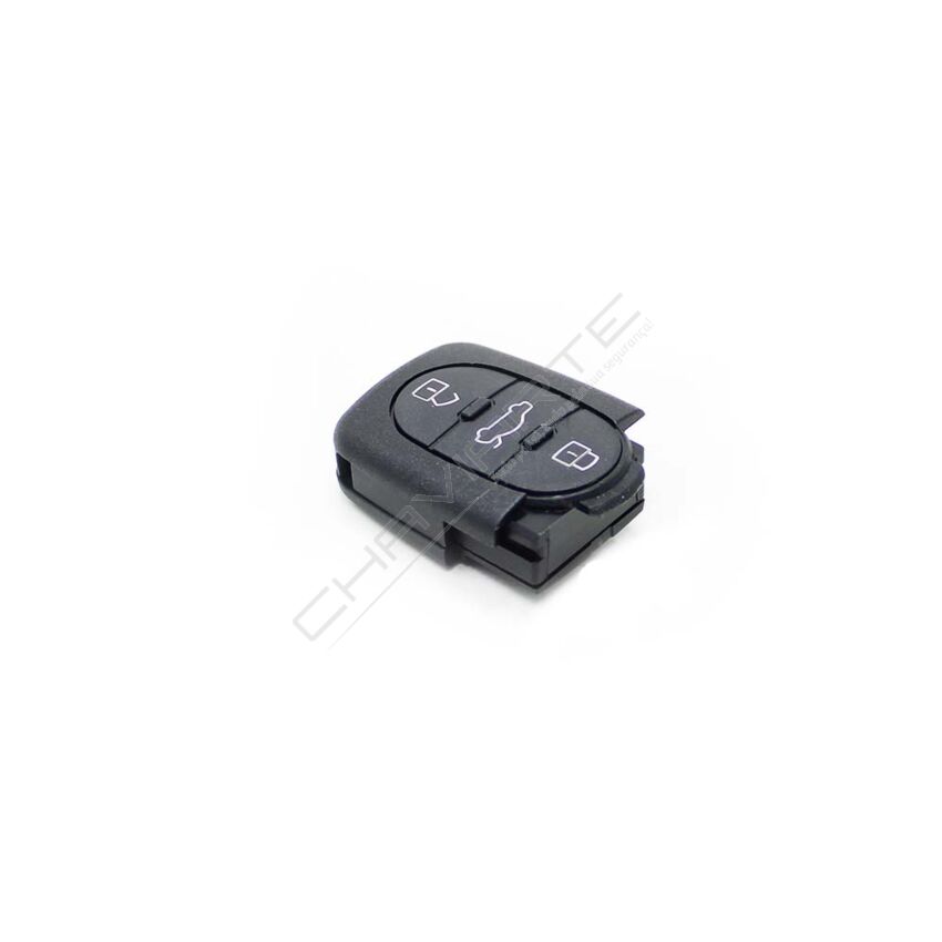 Caixa Para Comando Audi Flip 3 Botões (Pilha CR1620)