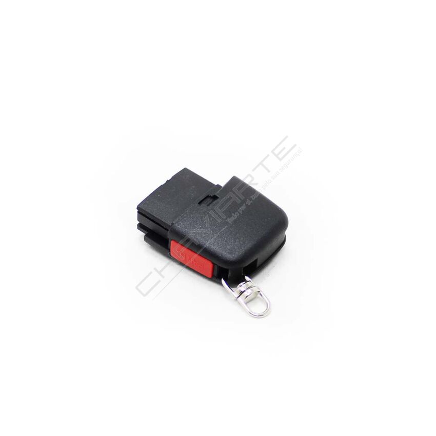 Caixa Para Comando Audi Flip 3 Botões Com Botão de Emergência (Pilha CR1620)