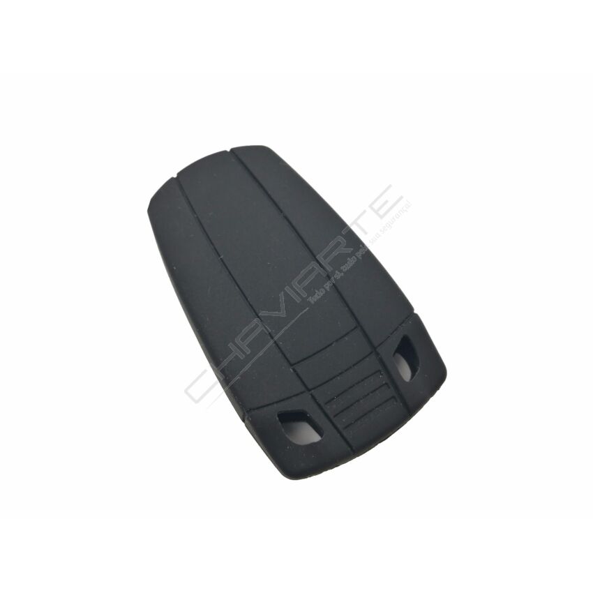 Capa silicone BMW,  três botões, negra