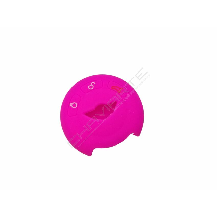 Capa silicone MINI, três botões, rosa