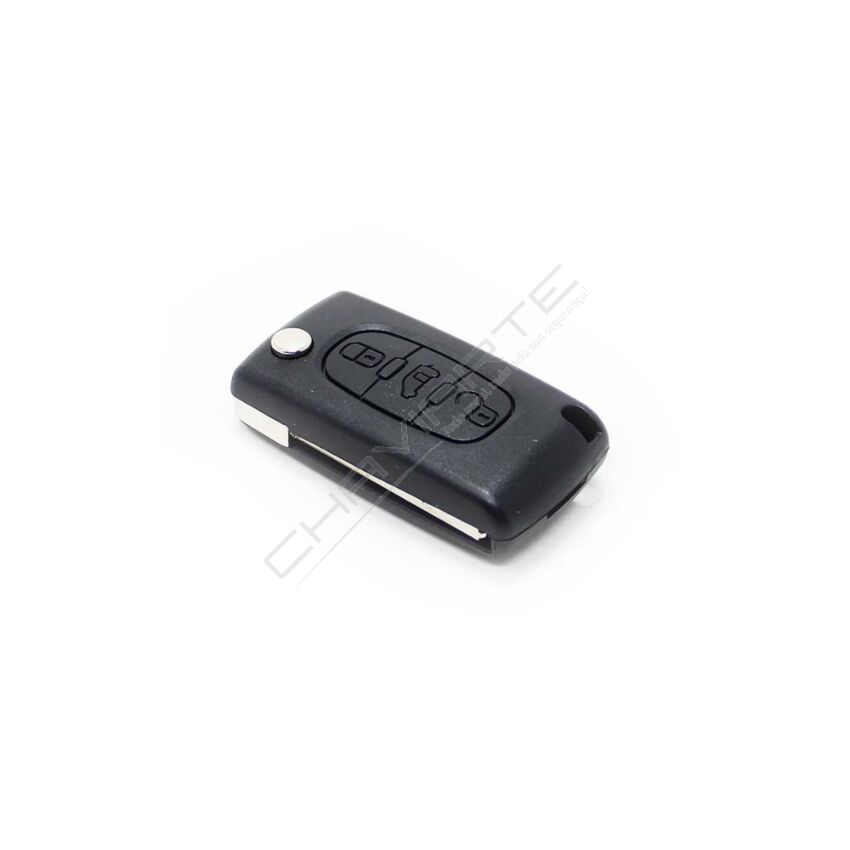Caixa Para Comando Citroën Flip 3 Botões (Carrinha) Pilha na Carcaça