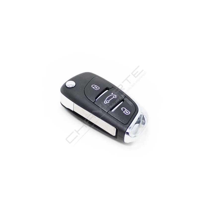 Caixa Para Comando Citroën Flip 3 Botões (Mala) Modelo Novo