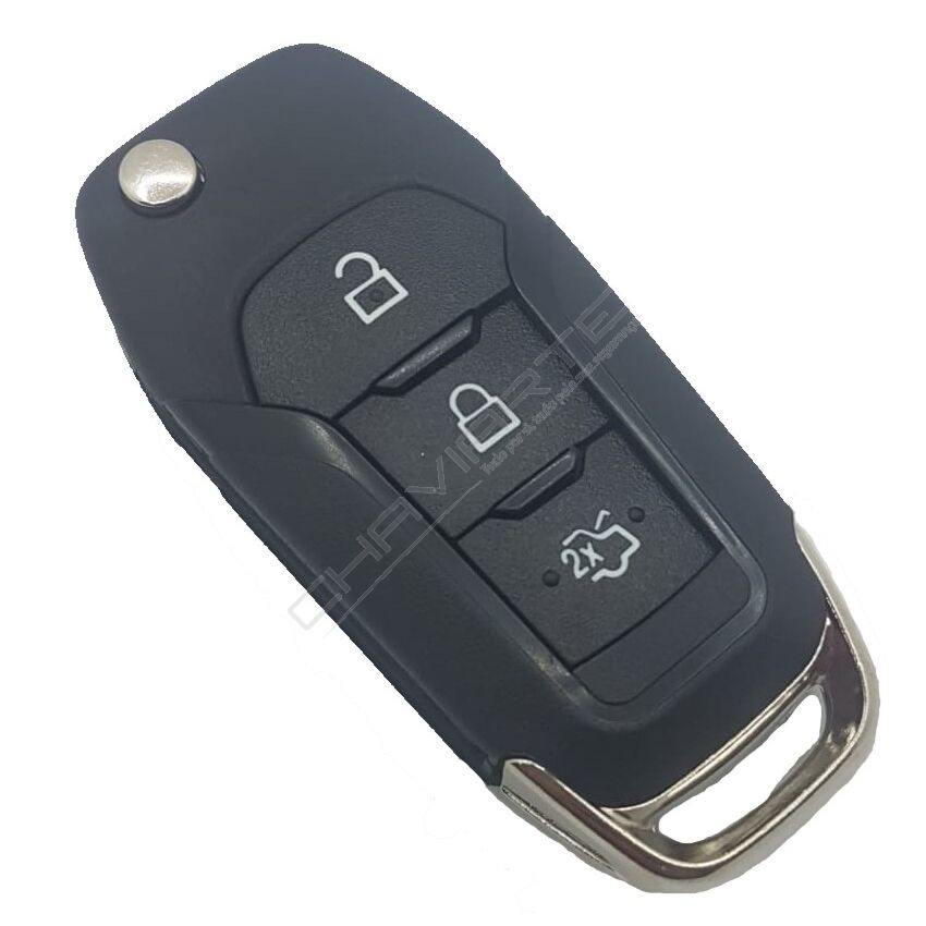 Caixa Para Comando Ford Flip 3 Botões