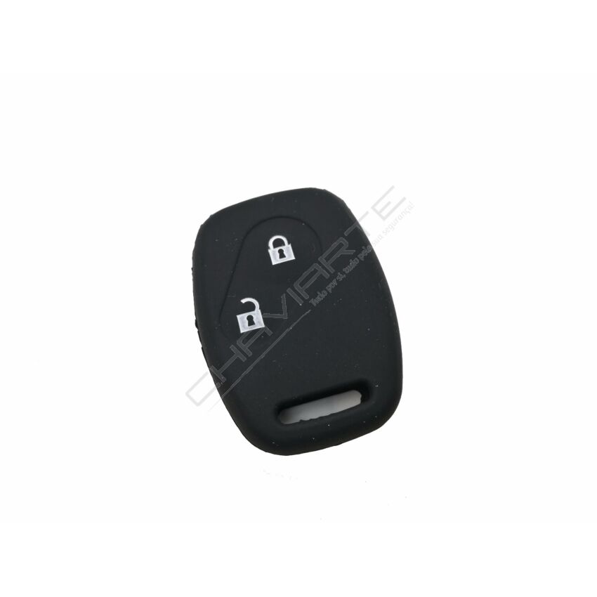 Capa silicone Honda, dois botões, negro