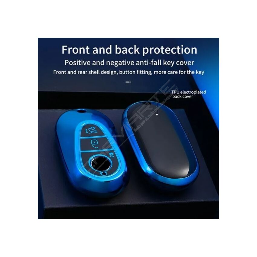 Capa TPU Mercedes Três Botões Nº08