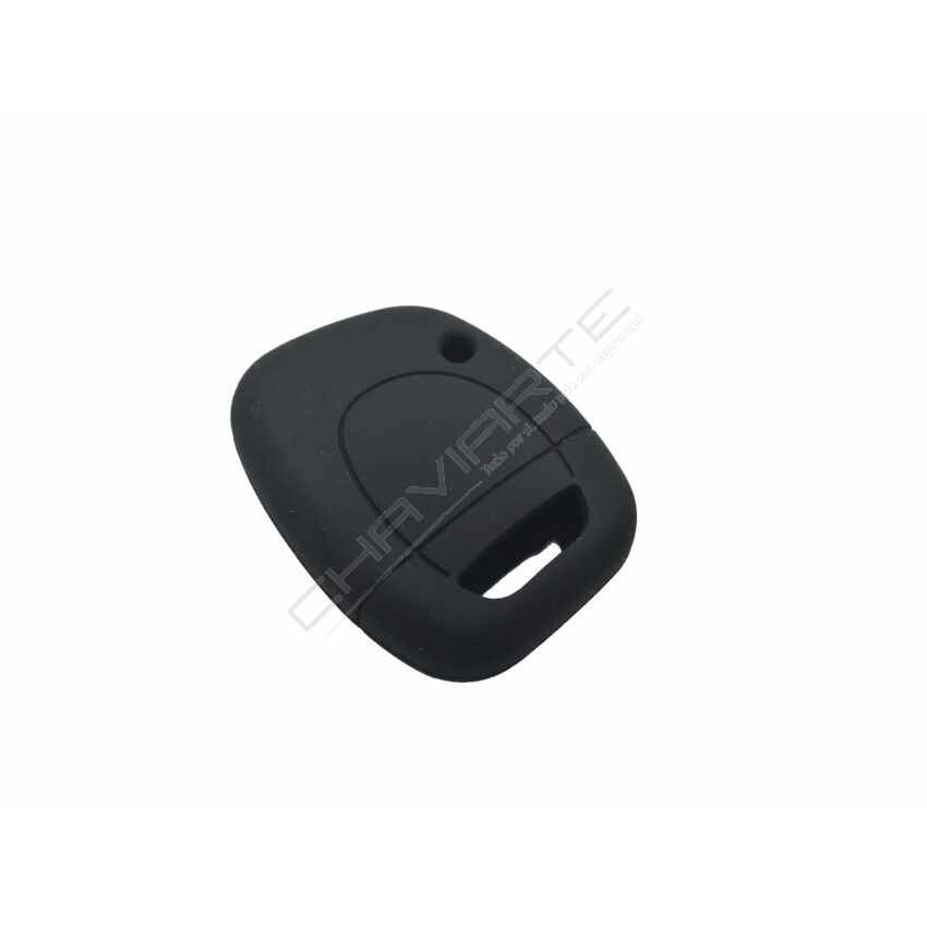 Capa silicone Renault, um botão, negra