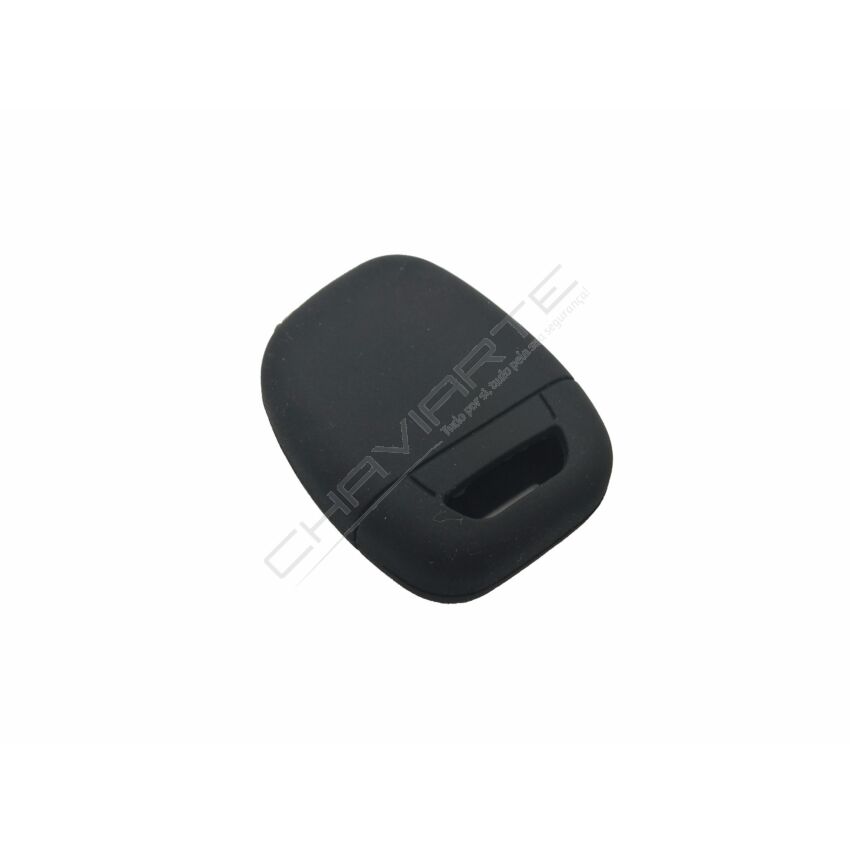 Capa silicone Renault, um botão, negra