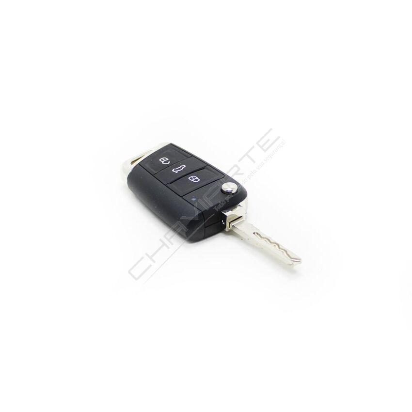 Comando Vag (MQB) Proximidade Flip 3 Botões