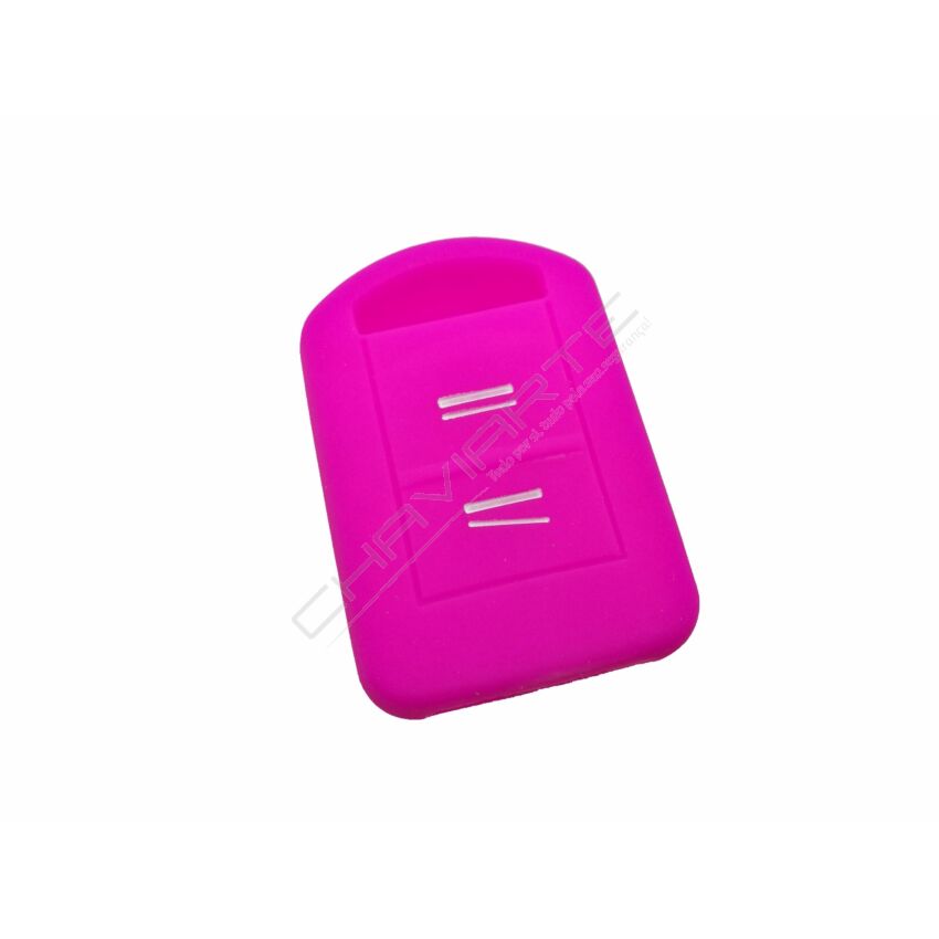 Capa silicone Opel, dois botões, rosa