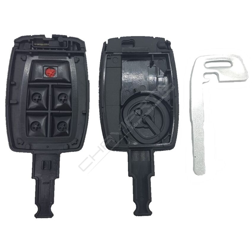 Caixa Para Comando Volvo Keyless 5 Botões
