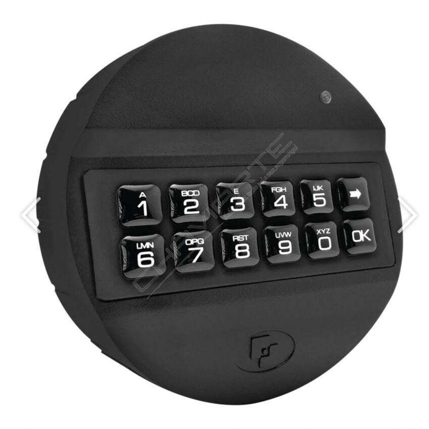 Fechadura Universal + Teclado Negro ABS