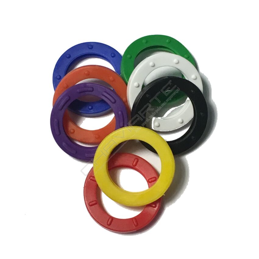 Argola plástica de cor