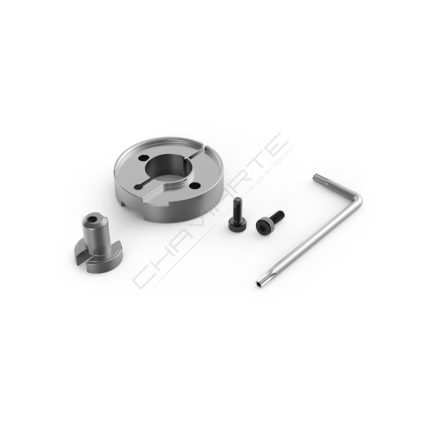 Adaptador Tedee para cilindro Europeu cor prata